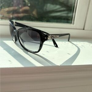 Brighton “One Fine Day” black sunglasses with silver embellishments